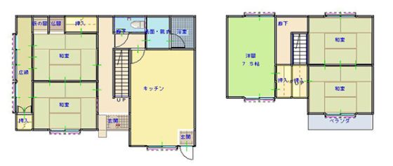 detached 吉野郡下市町下市