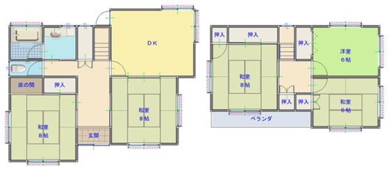 detached 吉野郡下市町阿知賀
