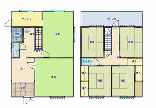 detached 吉野郡下市町下市
