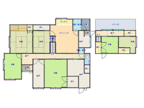detached 五條市住川町